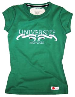 University merchandising for Munich University of Applied Sciences – Women's shirt