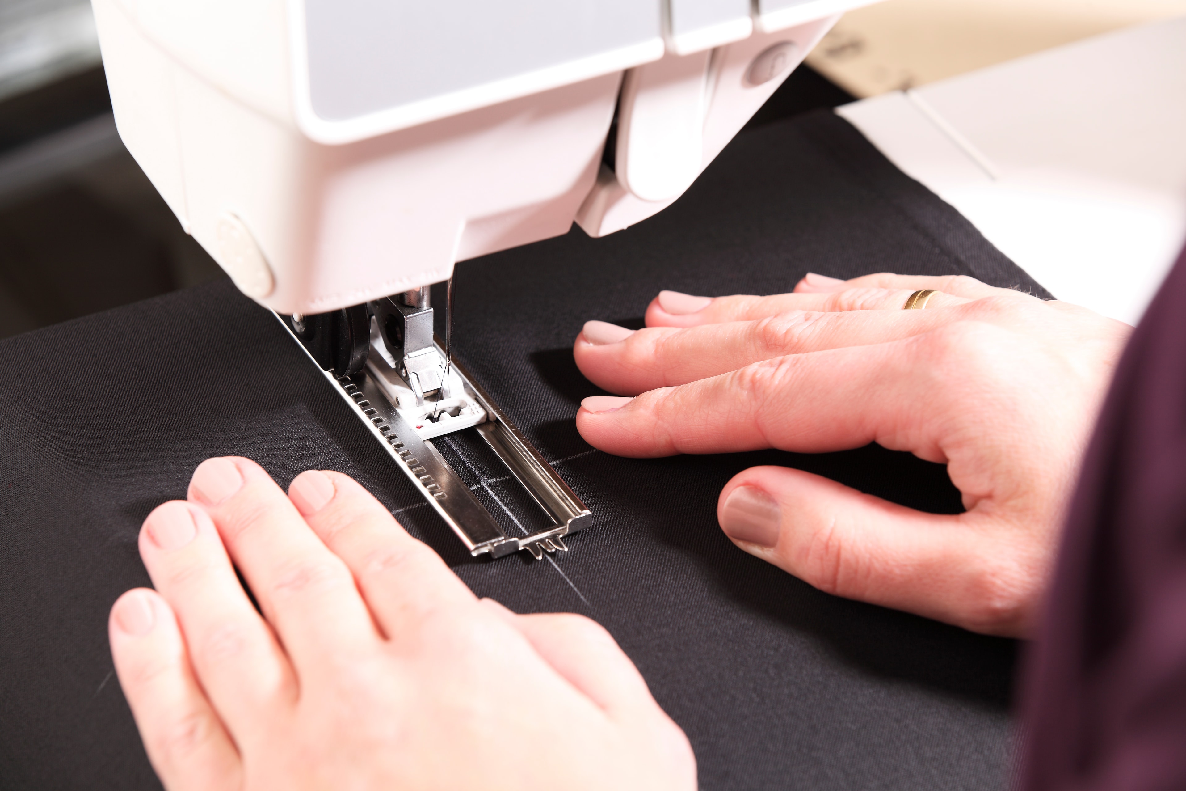 Individual production – detailed work at the sewing machine