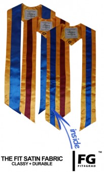 Multi Colored Stole angular end