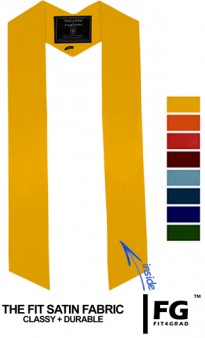 Single Colored Stole angular end