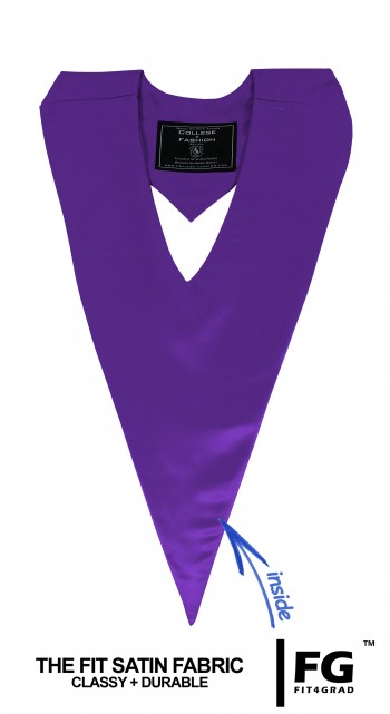 Schärpe V-Form violett