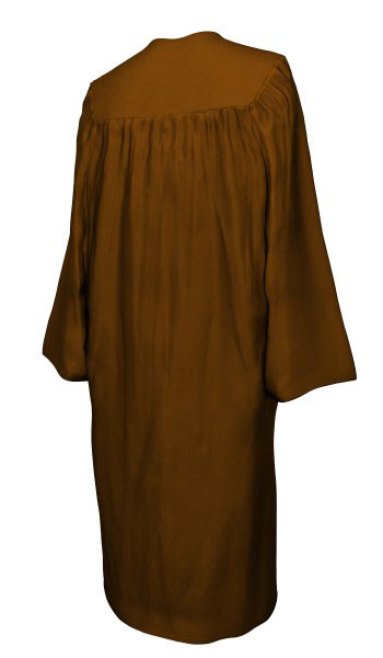 Matte Bachelor Academic Cap, Gown & Tassel brown