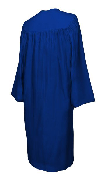 Gown, MATTE, navy-blue