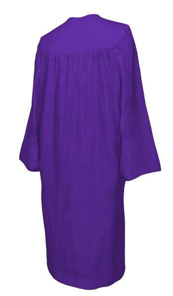 Gown, MATTE, purple