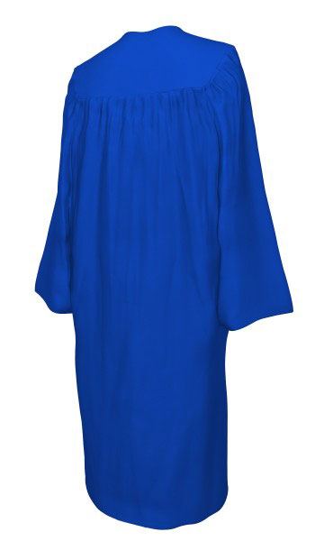 Matte Bachelor Academic Cap, Gown & Tassel royal blue