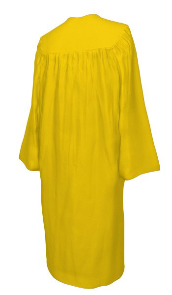 Gown, MATTE, yellow-gold