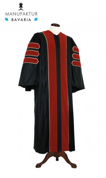 Deluxe Doctoral of Forestry Academic Gown for faculty and Ph.D.  - royal regalia, men