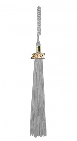 Quaste (Tassel) mit Jahreszahl silber
