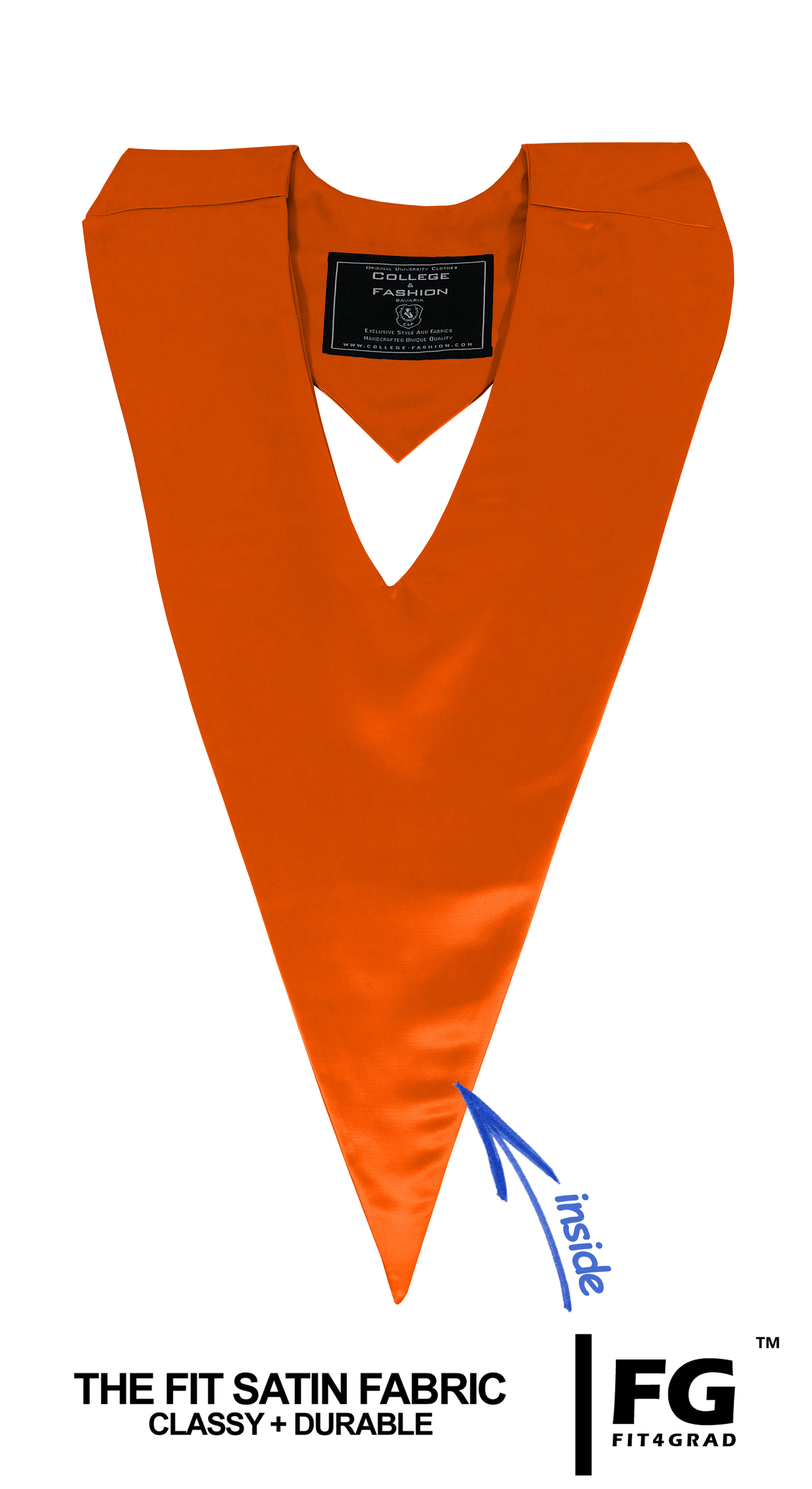 Schärpe V-Form orange