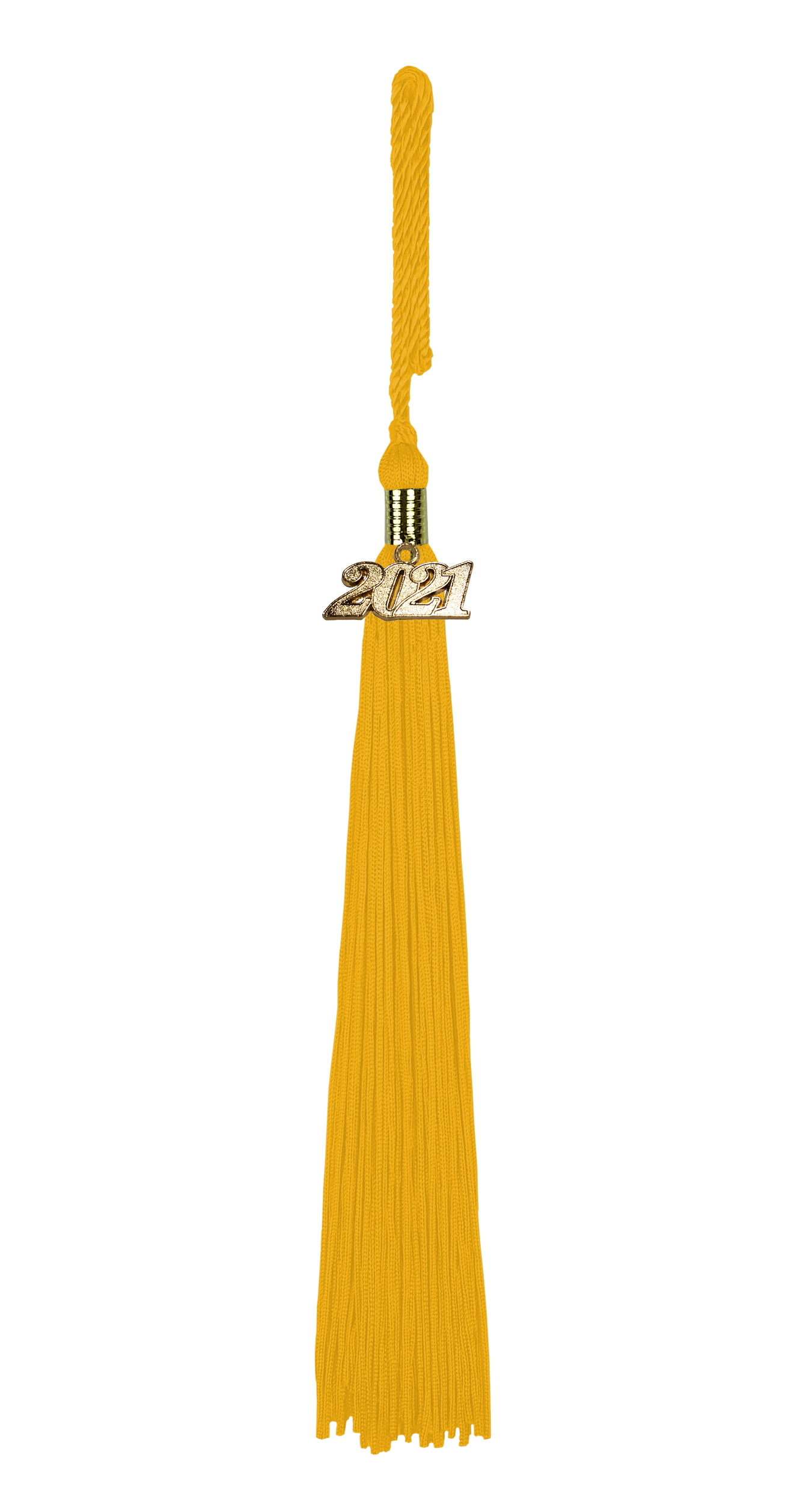 Quaste (Tassel) mit Jahreszahl gold-gelb